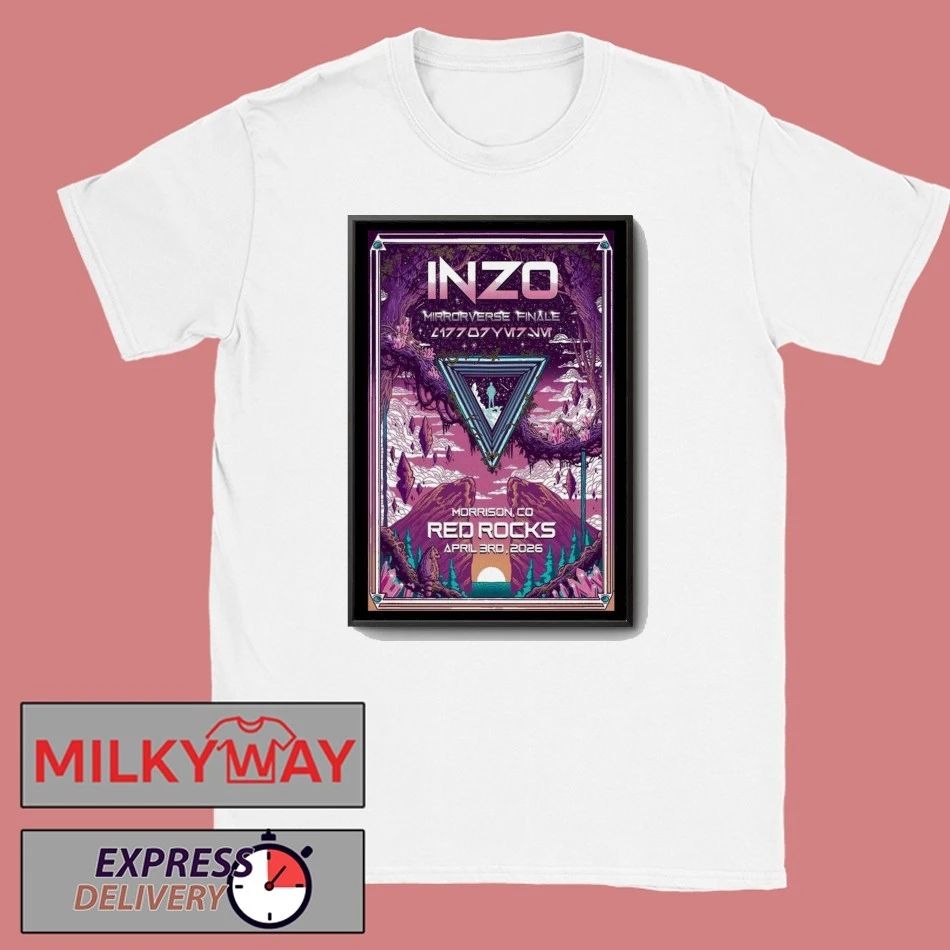 INZO April 3, 2026 Red Rocks Amphitheatre, Morrison, CO Poster shirt