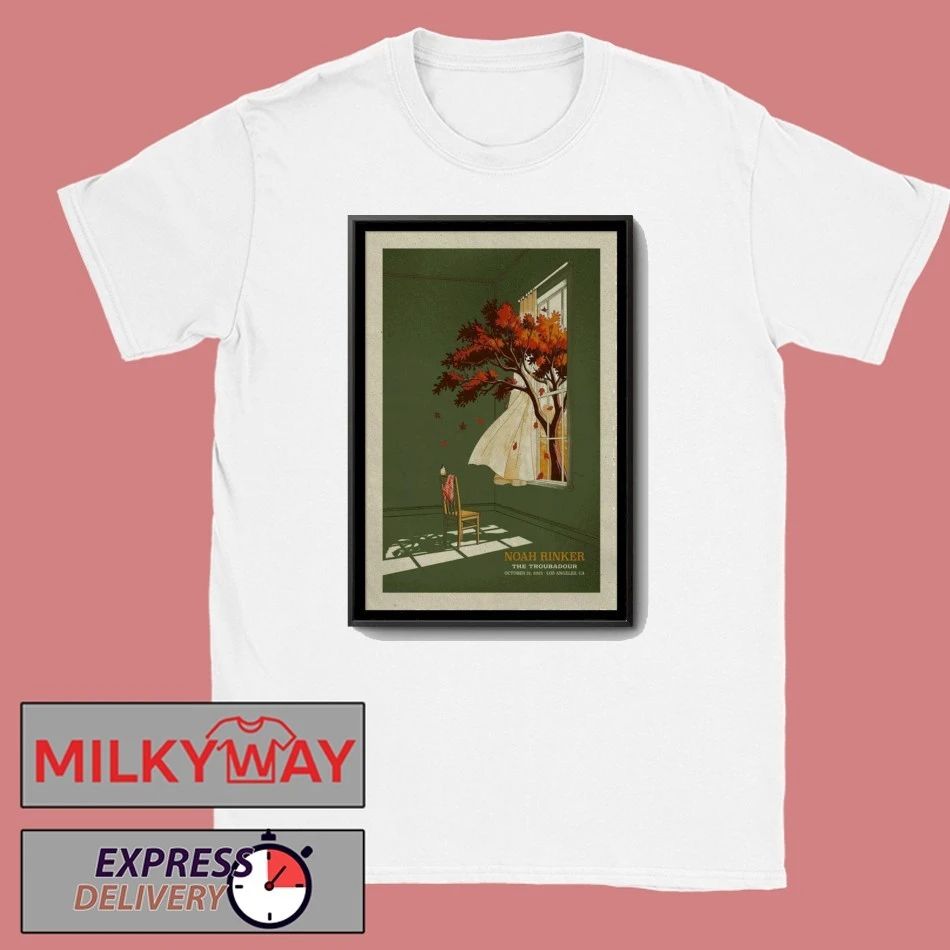 Noah Rinker The Troubadour, Los Angeles, CA Poster shirt