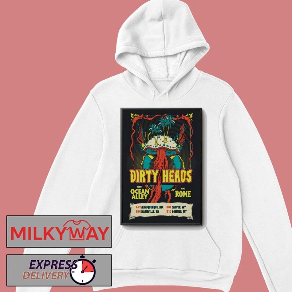 Dirty Heads So Glad You Made It Tour 26 Poster shirt