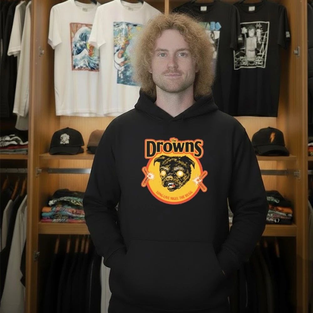 The Drowns Nigel Black T-Shirt