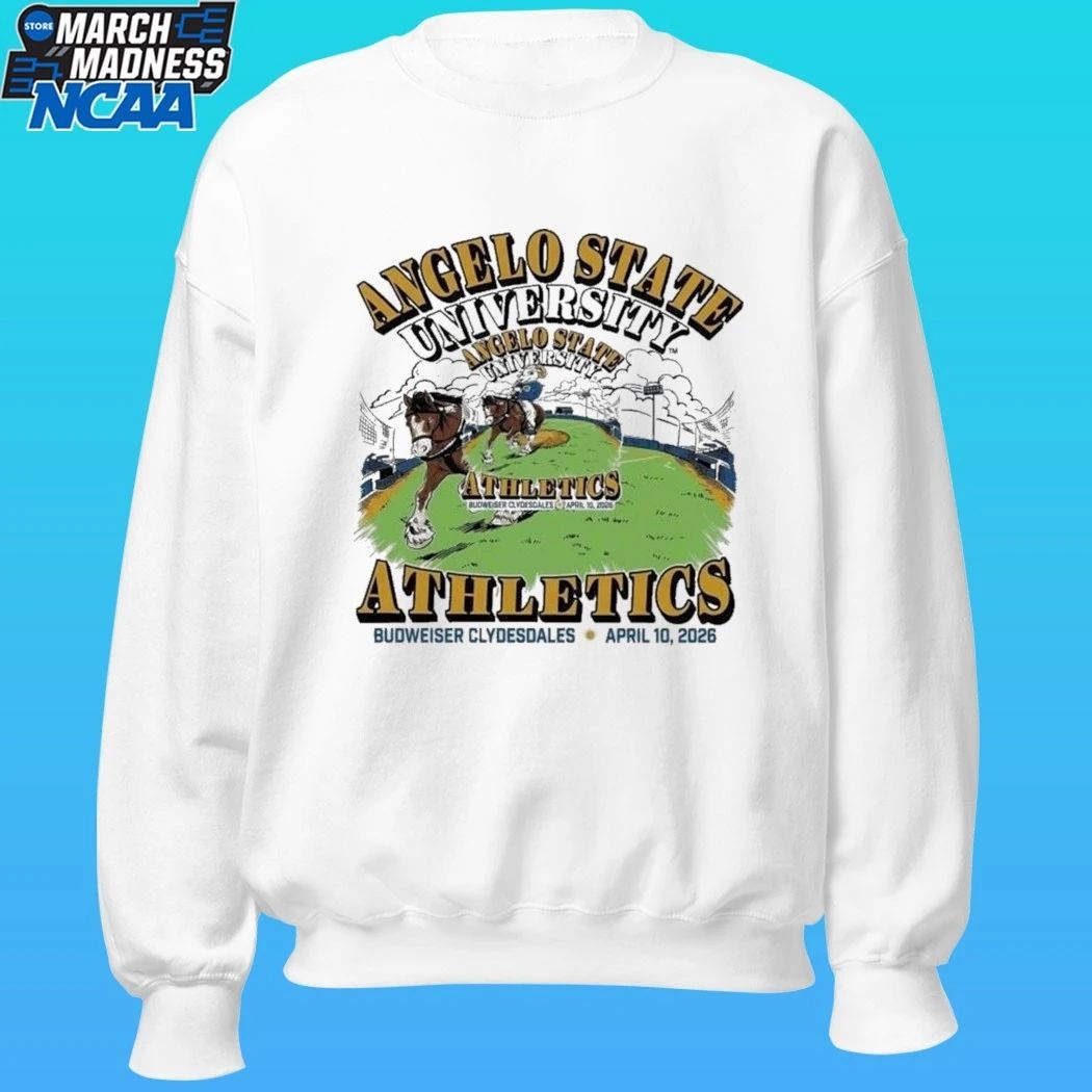 Angelo State University Athletics Budweiser Clydesdales April 10 2026 Shirt