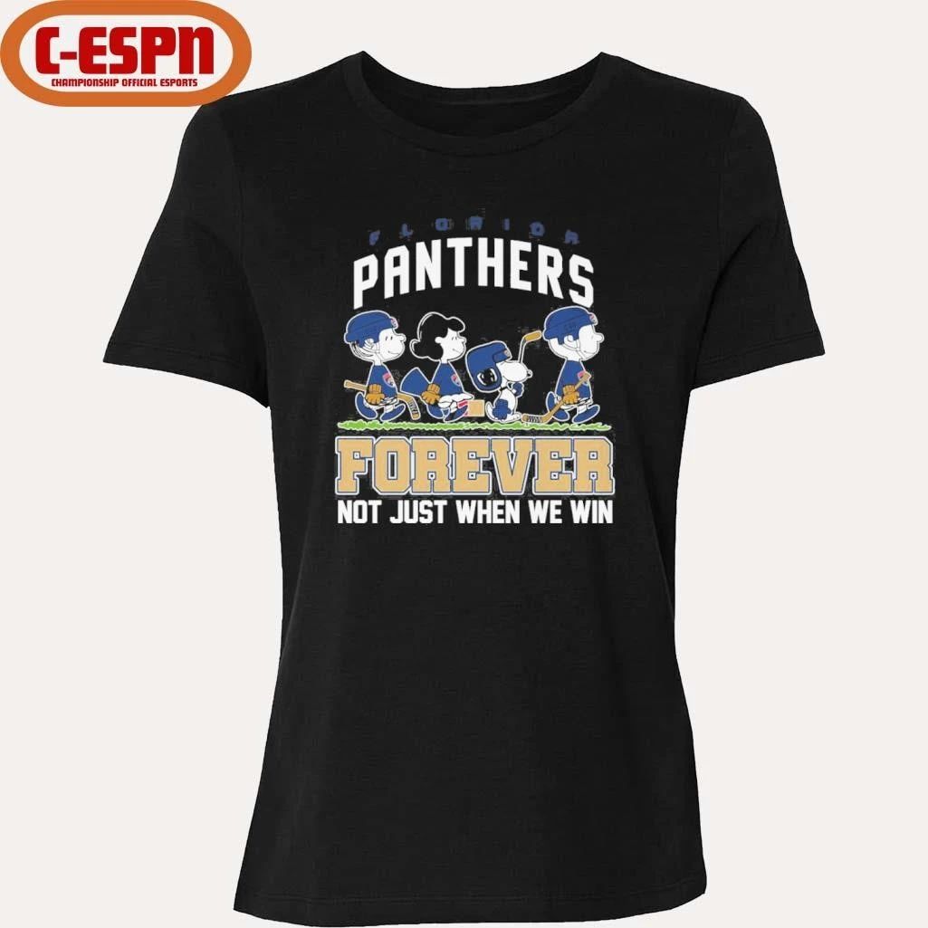 The Peanuts Characters Forever X Florida Panthers Shirt