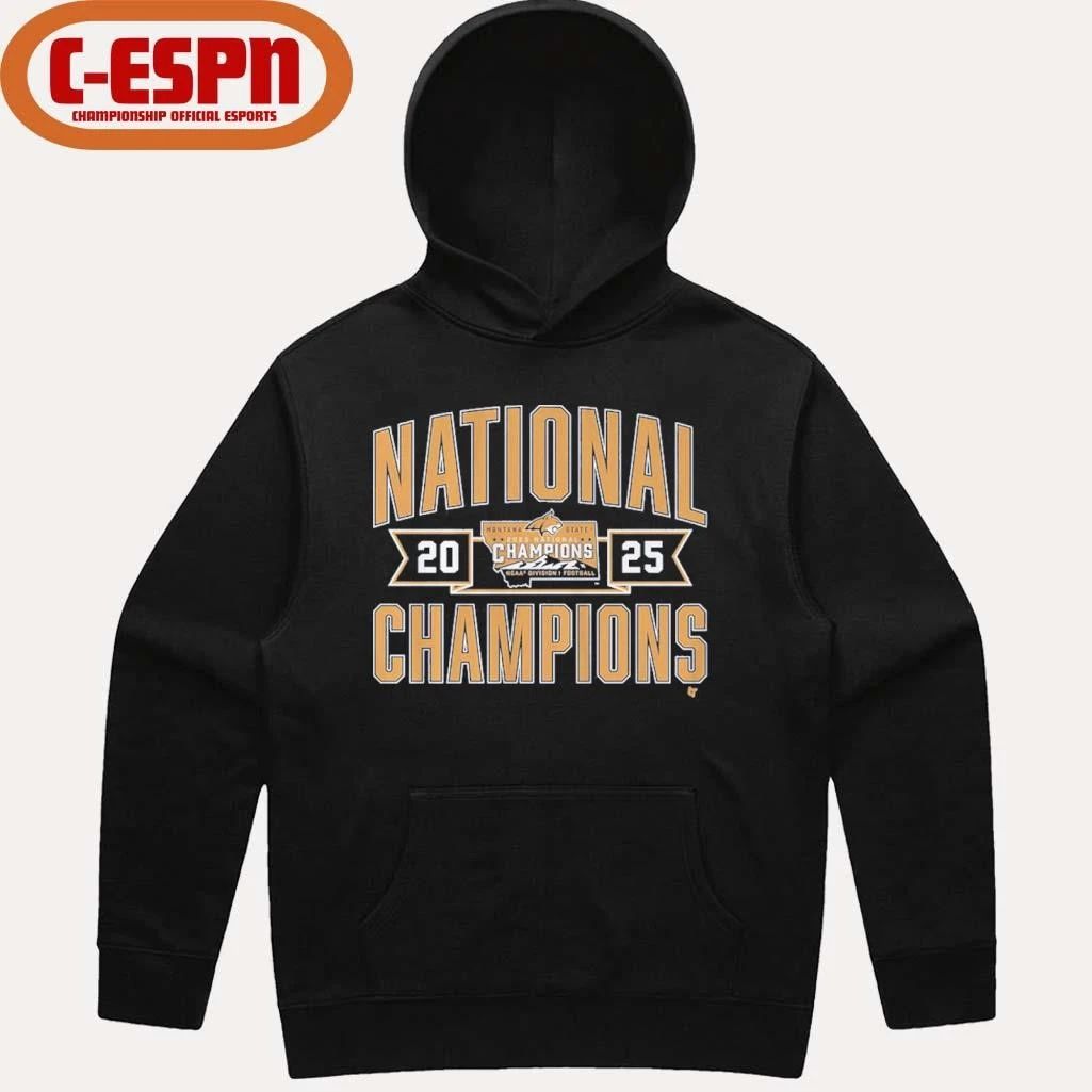 Montana State Football 2025 FCS Champions Shirt