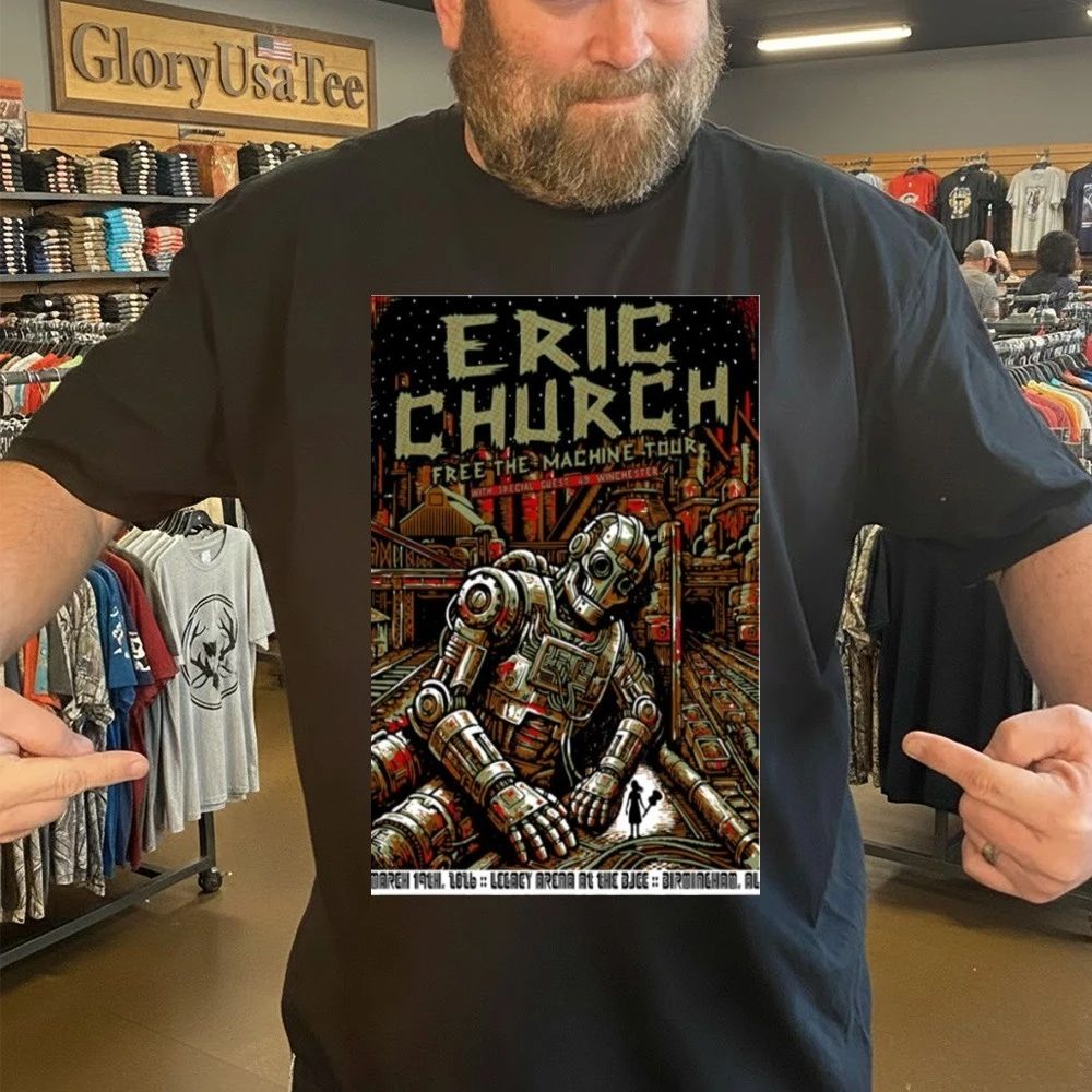 Eric Church March 19 2026 Birmingham Alabama Poster Shirt