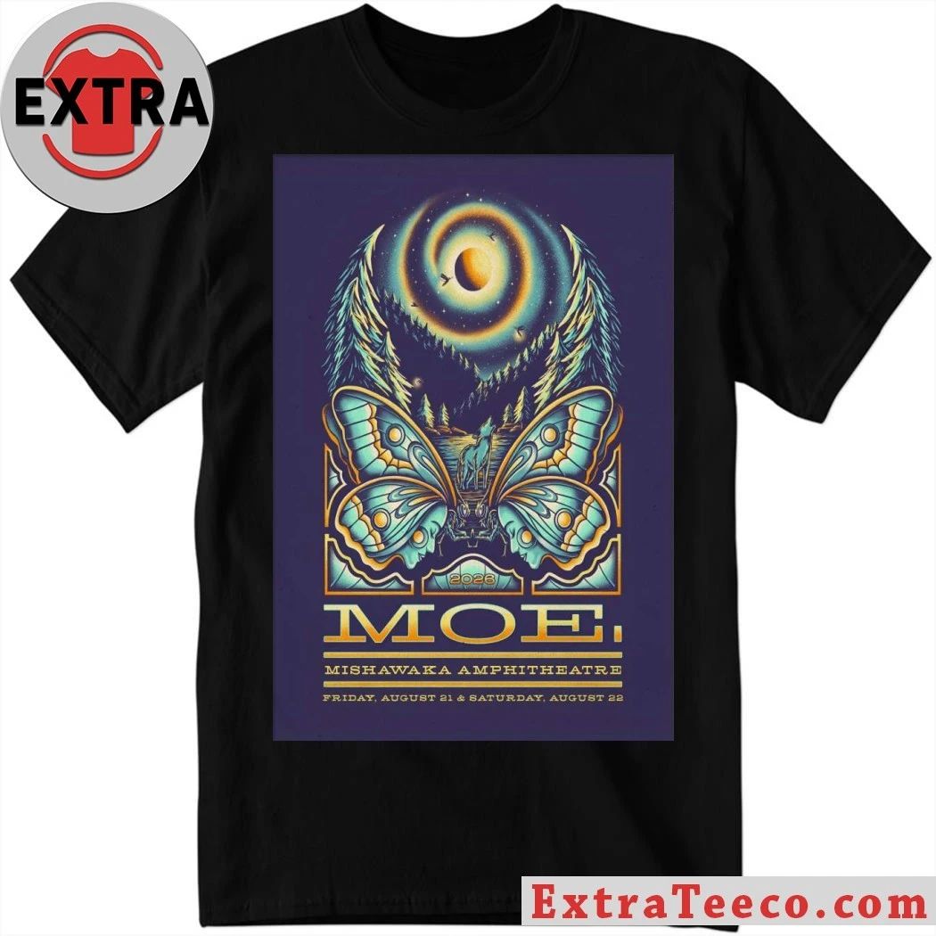 Moe. August 21-22 2026, Bellvue CO Poster Shirt