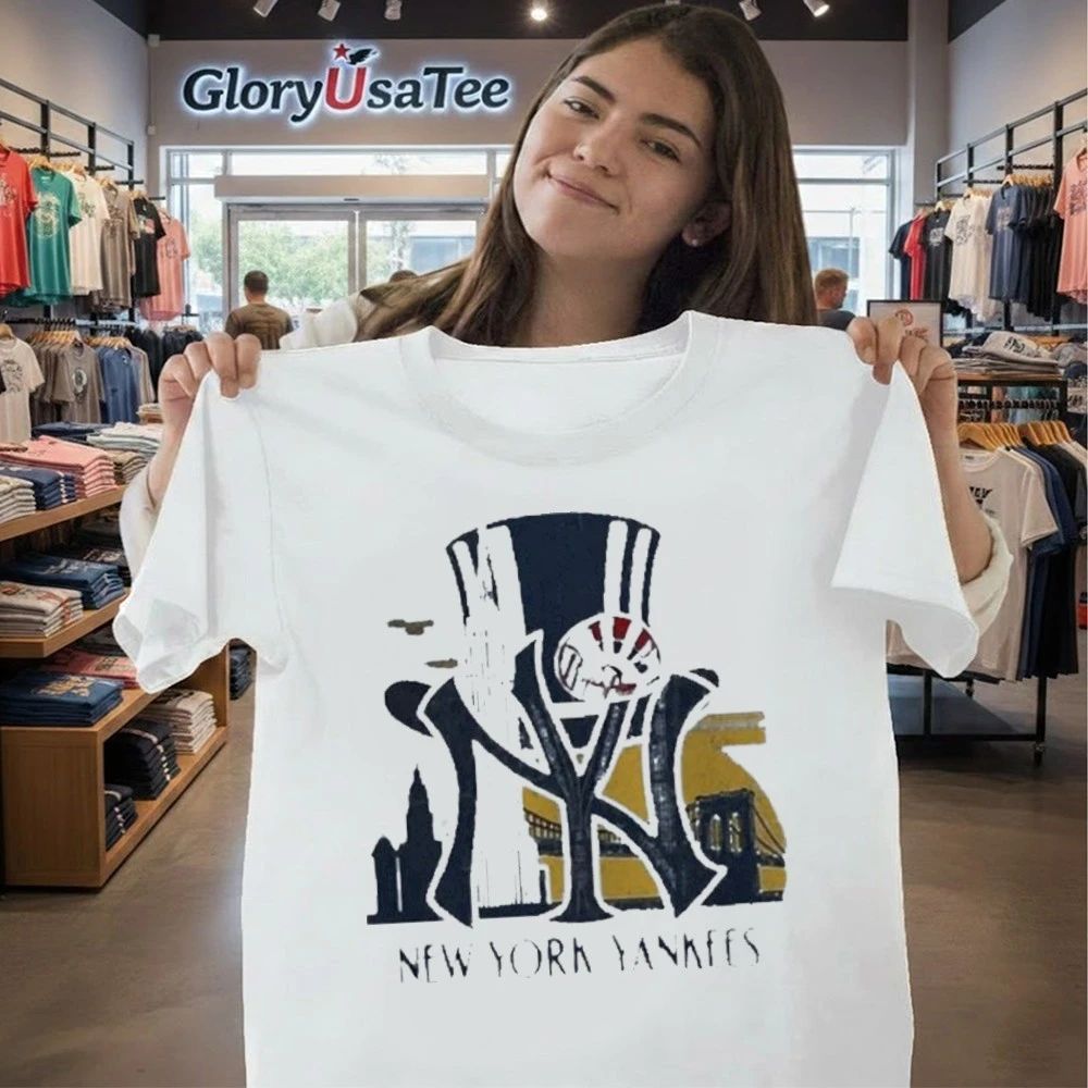 New York Yankees Uncle Sam hat skyline Shirt