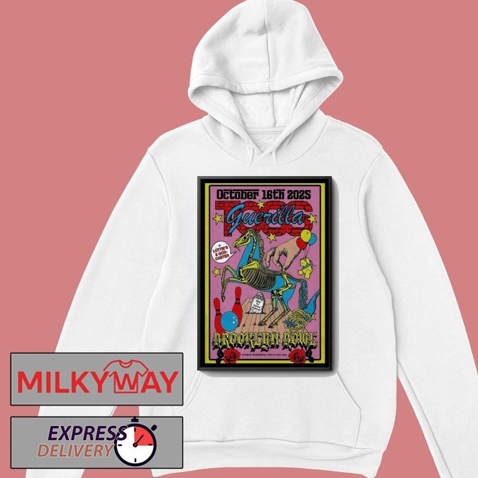 Guerilla Toss Tour October 16 2025 Brooklyn Bowl Poster shirt