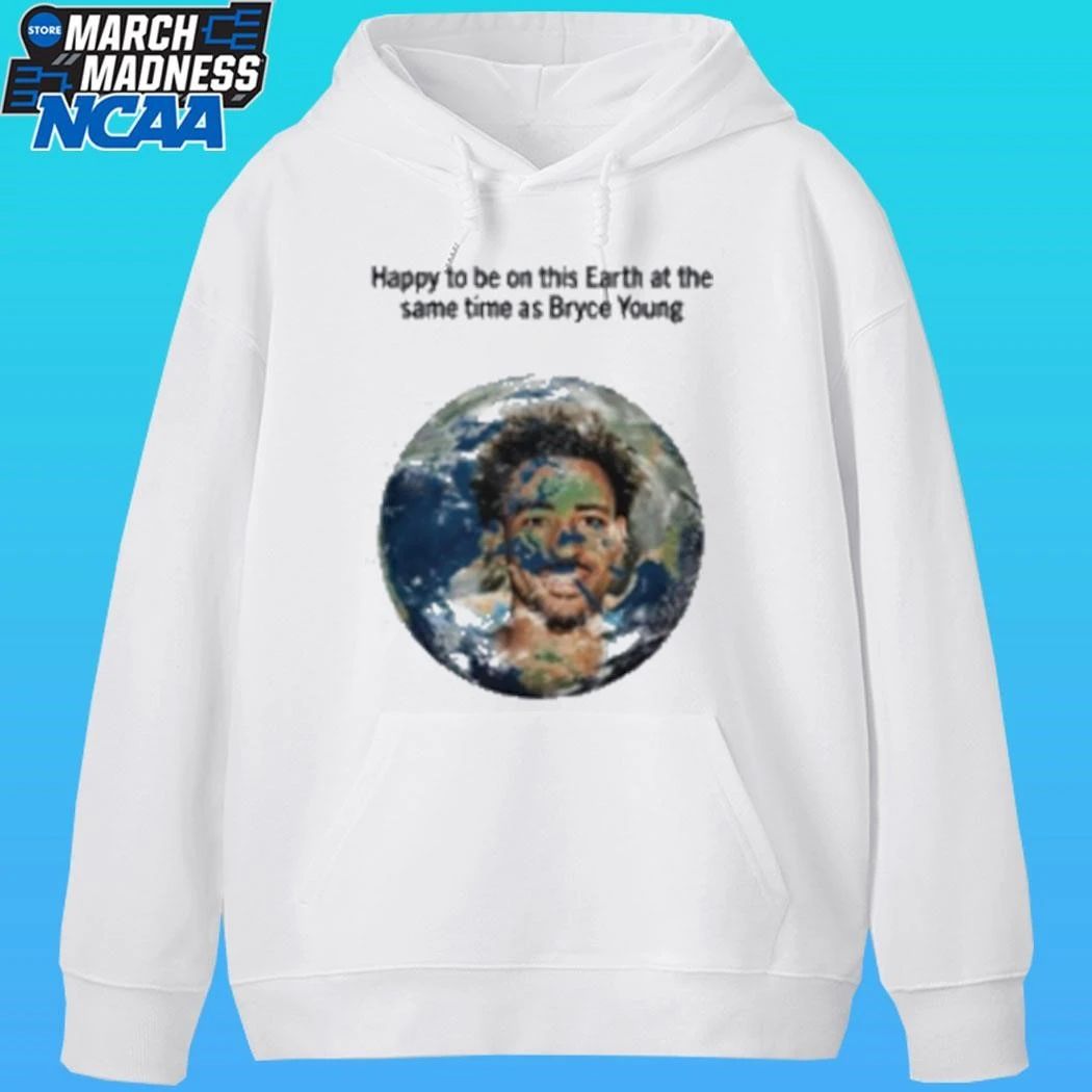 Bryce Young Happy Earth Day At The Same Time As 2026 Shirt
