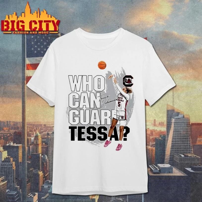 Back Chloe Kitts Wearing Who Can Guard Tessa Signature Shirt