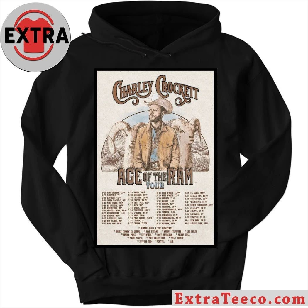 Charley Crockett 2026 Age Of The Ram Shows Poster T-Shirt