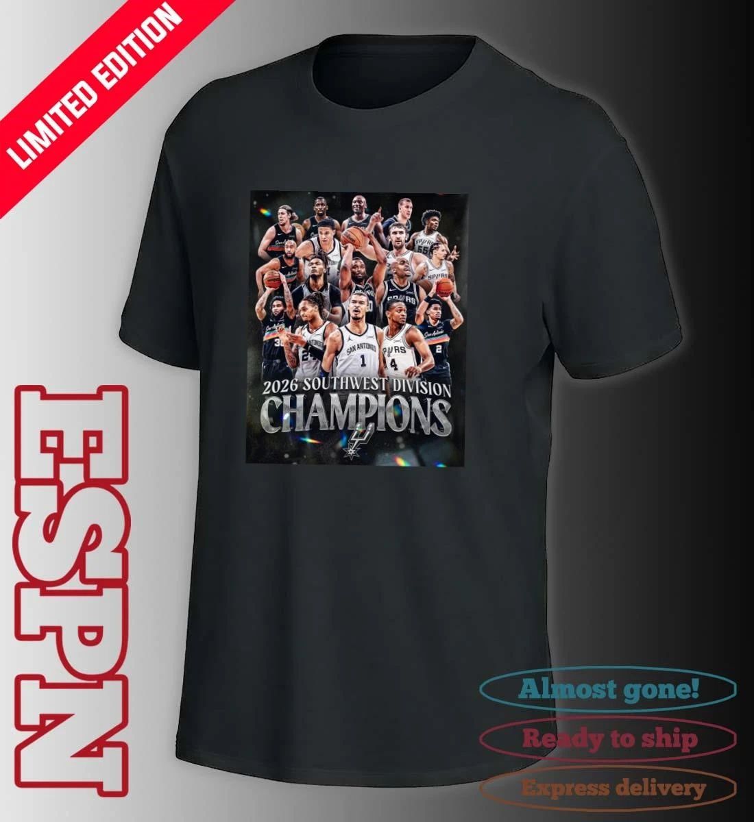 San Antonio Spurs 2026 Southwest Division Champions Poster Shirt