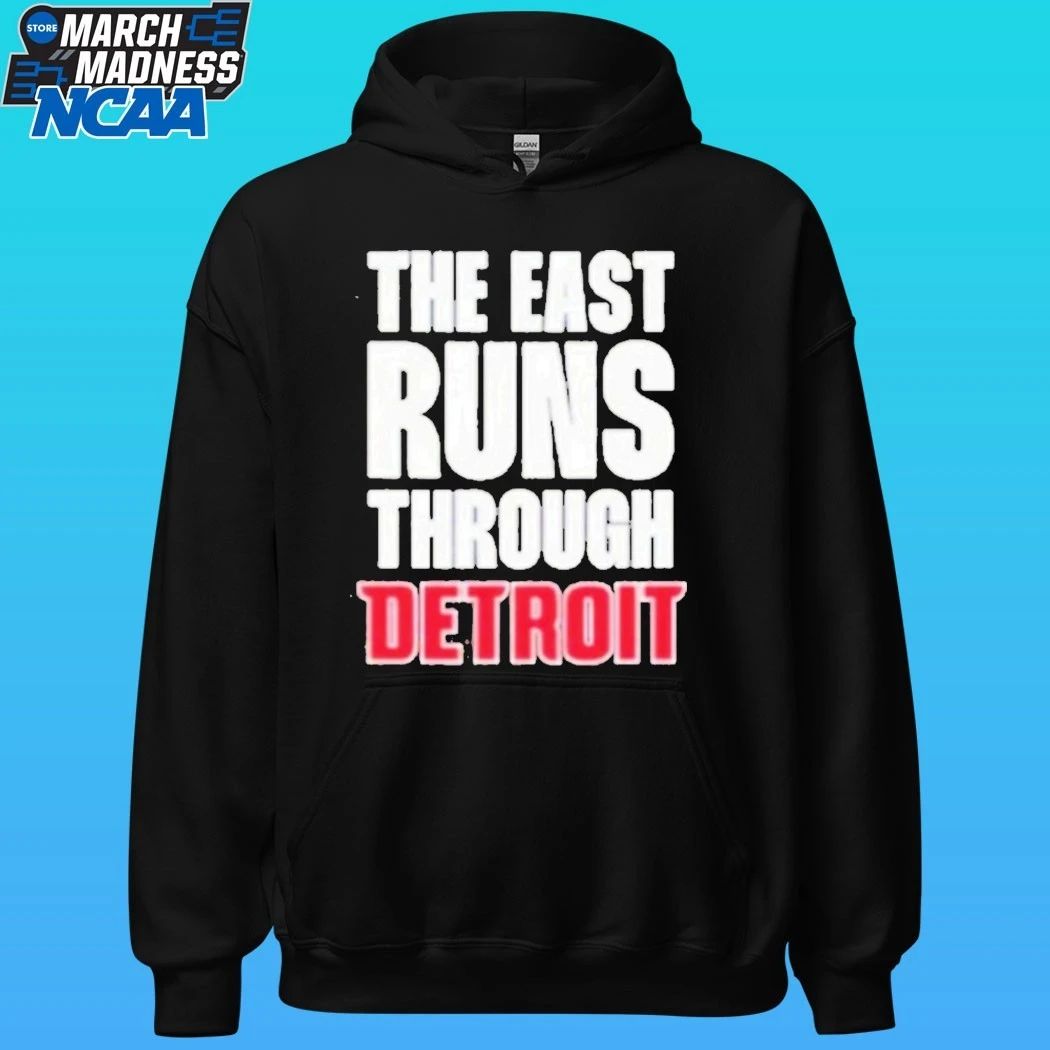 Detroit Pistons The East Runs Through Detroit Shirt