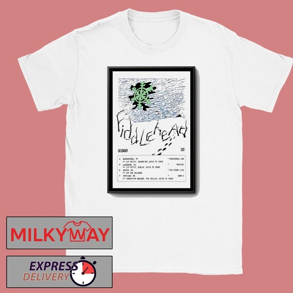 Fiddlehead Tour December 2025 Poster shirt