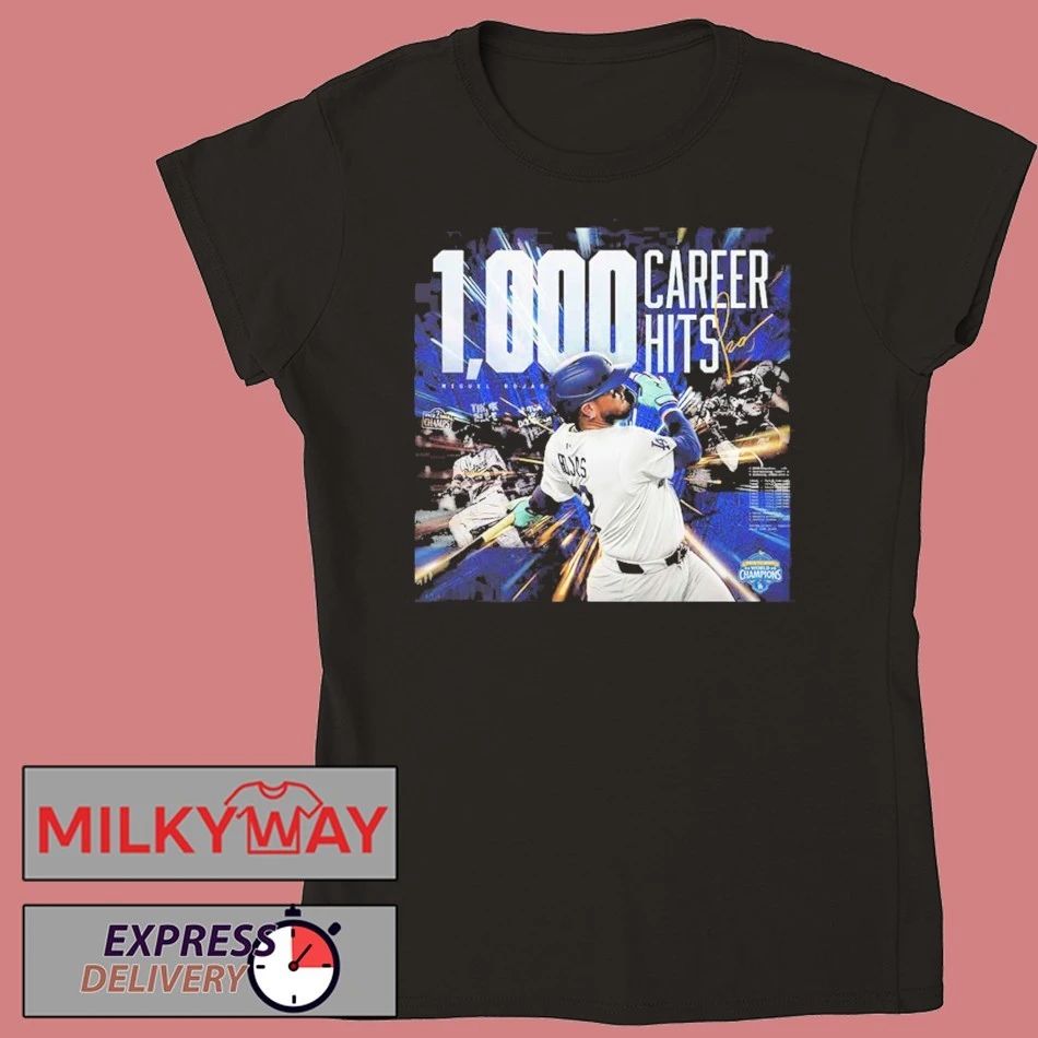 Los Angeles Dodgers Miguel Rojas 1000 Hits Career shirt