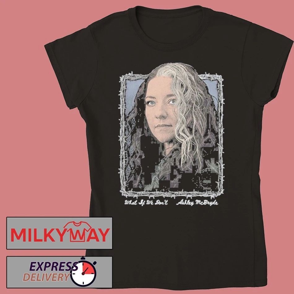 Ashley McBryde Black What If We Don’t Photo Shirt