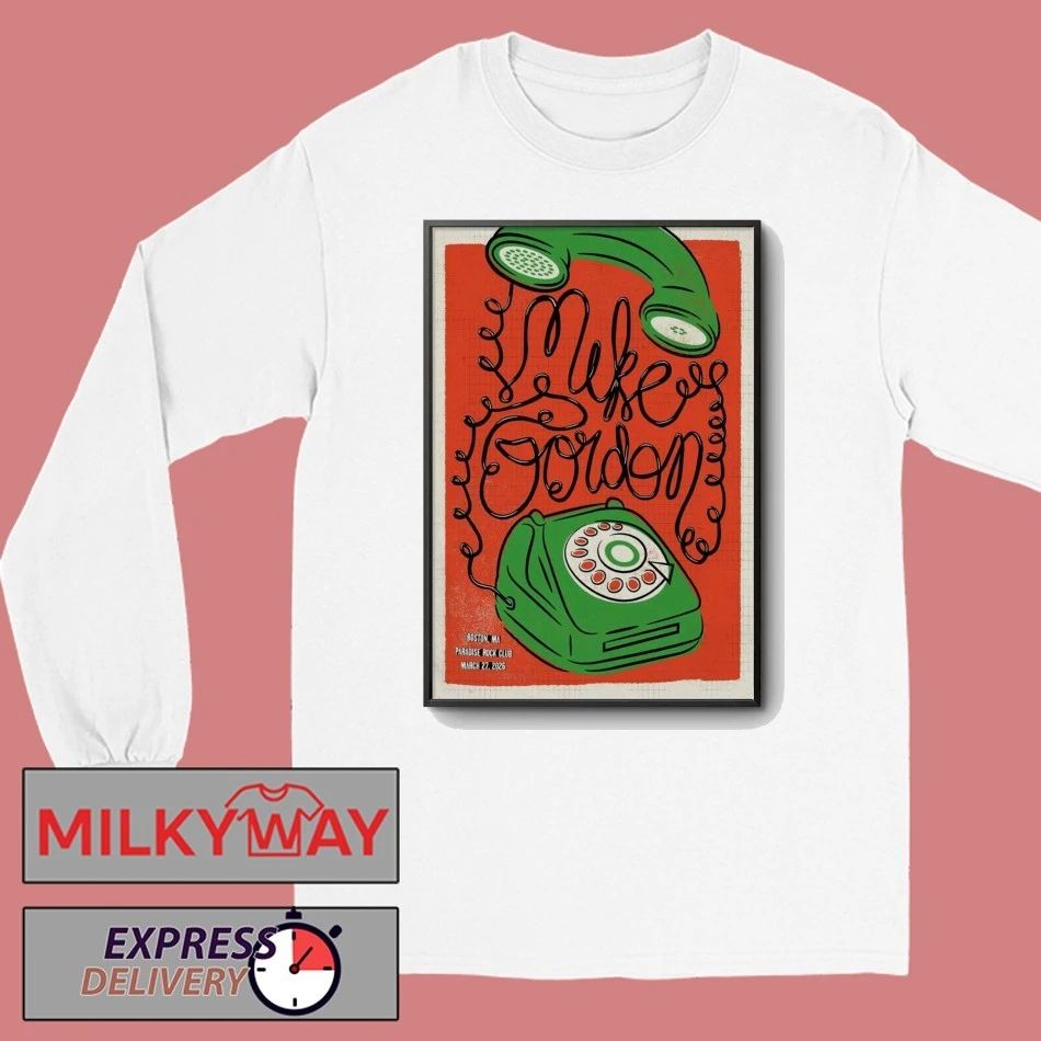 Limited Edition Mike Gordon March 27 2026 Boston, MA Poster shirt