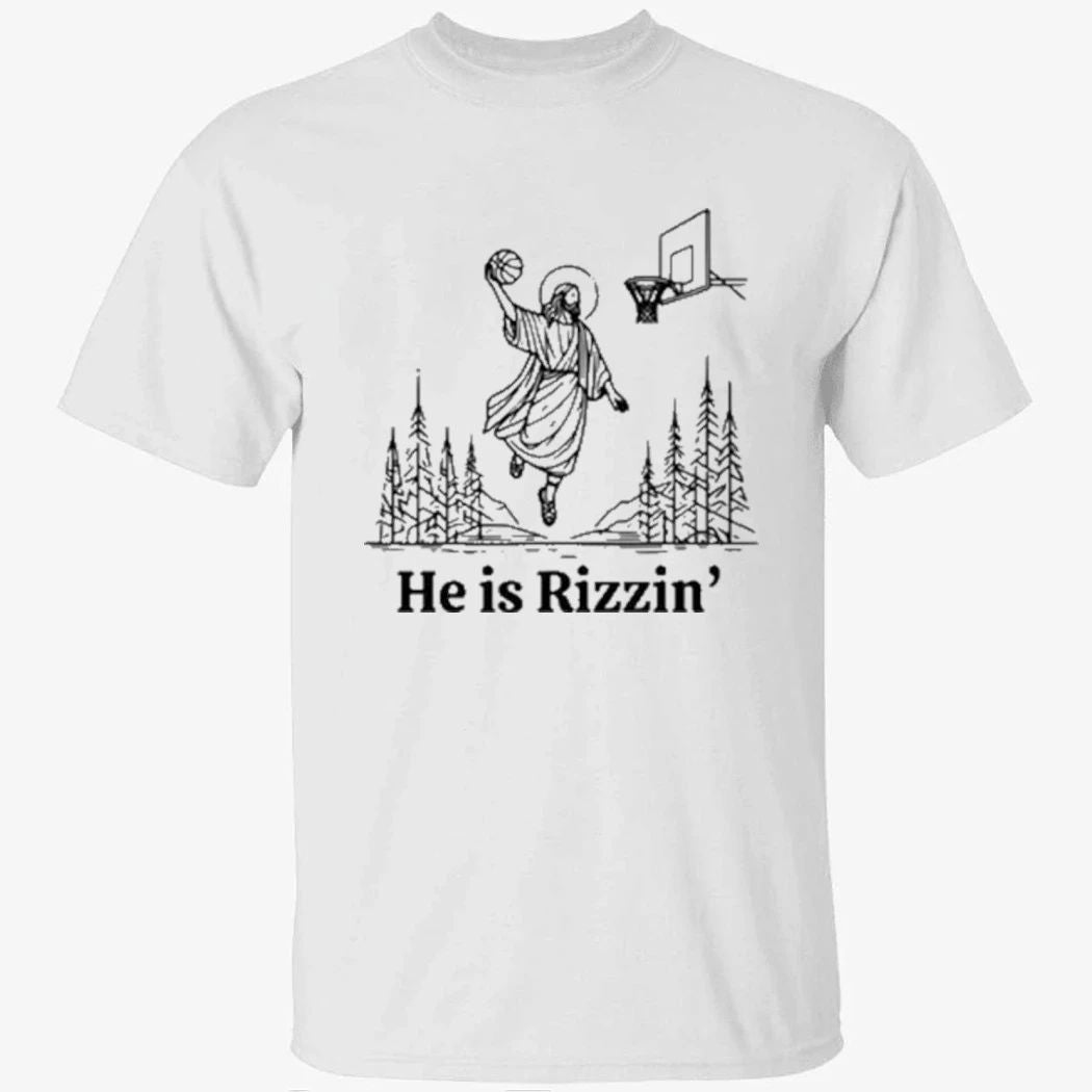 He is Rizzin’ Christian Easter Shirt