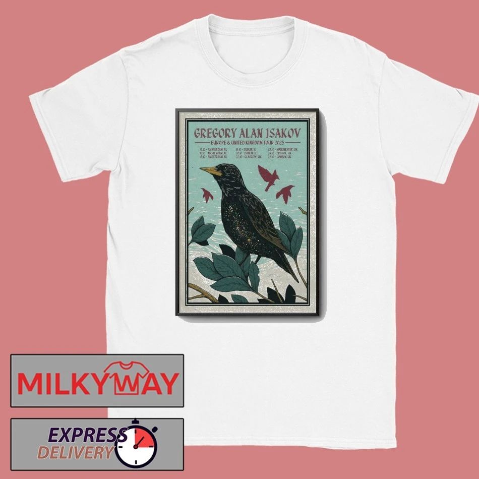 Gregory Alan Isakov Fall Tour 2025 Poster shirt