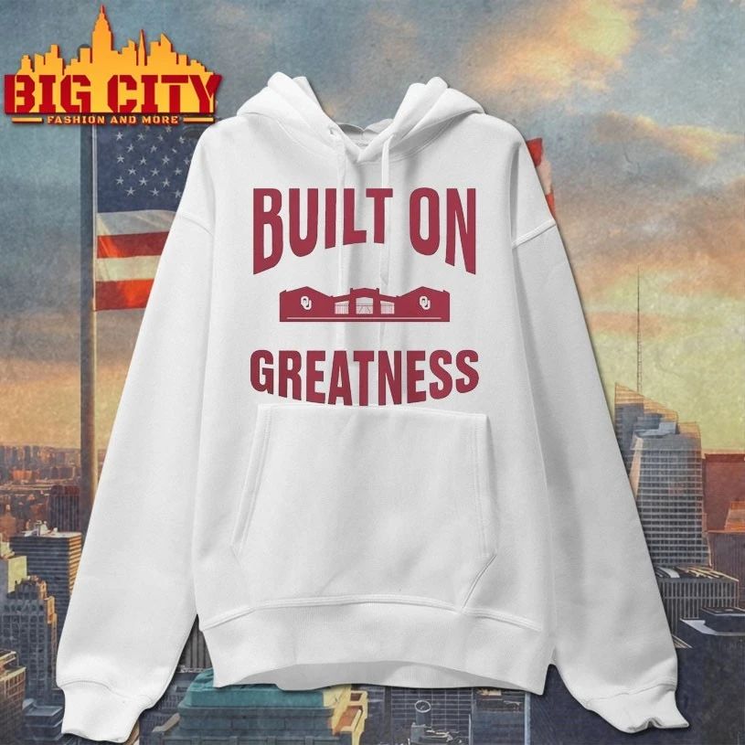 Oklahoma Sooners Logo Athletic 2026 Softball Built on Greatness T-shirt