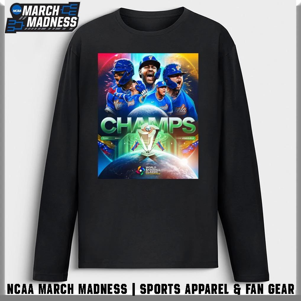 Venezuela Team 2026 World Baseball Classic Champions Poster T-Shirt