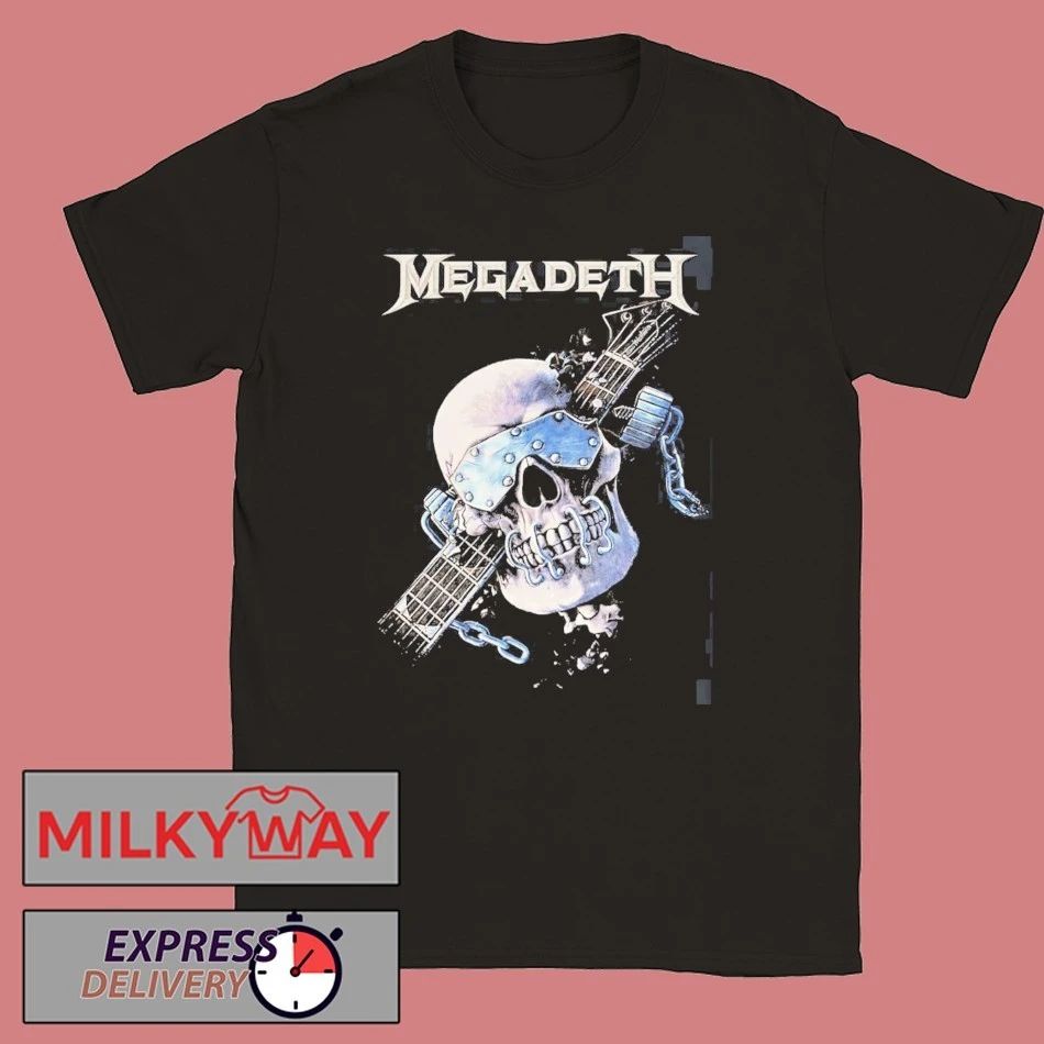 Megadeth Canada 2026 Tour Merch Vic Let There Be Shred With Dates Back Two Sided T-Shirt
