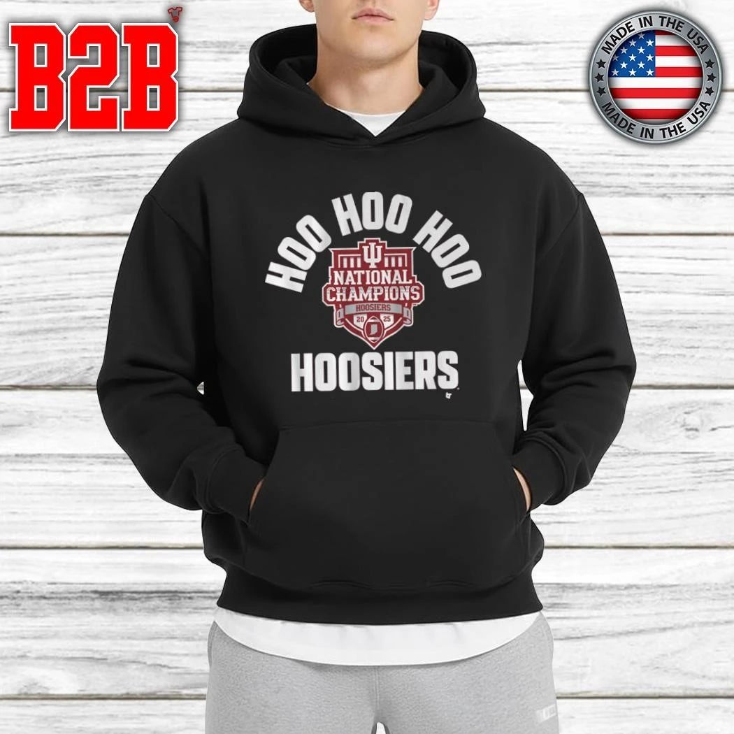 Indiana Football Hoo Hoo Hoo Hoosiers CFP National Champions Shirt