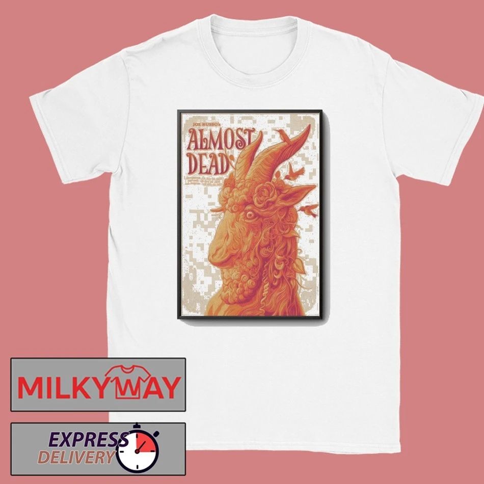 Joe Russo’s Almost Dead Oct 23 2025 Sacramento CA, Oct 24 2025 Oakland CA And Oct 25 2025 Los Angeles CA Poster shirt
