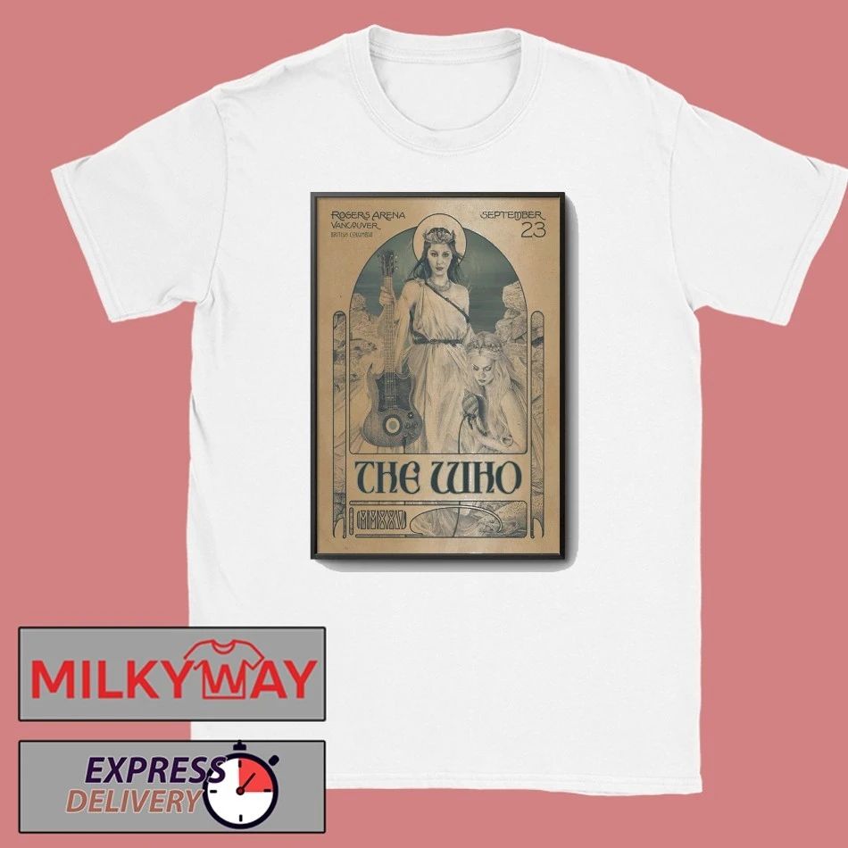 The Who At Rogers Arena On Sep 23 2025 Poster shirt