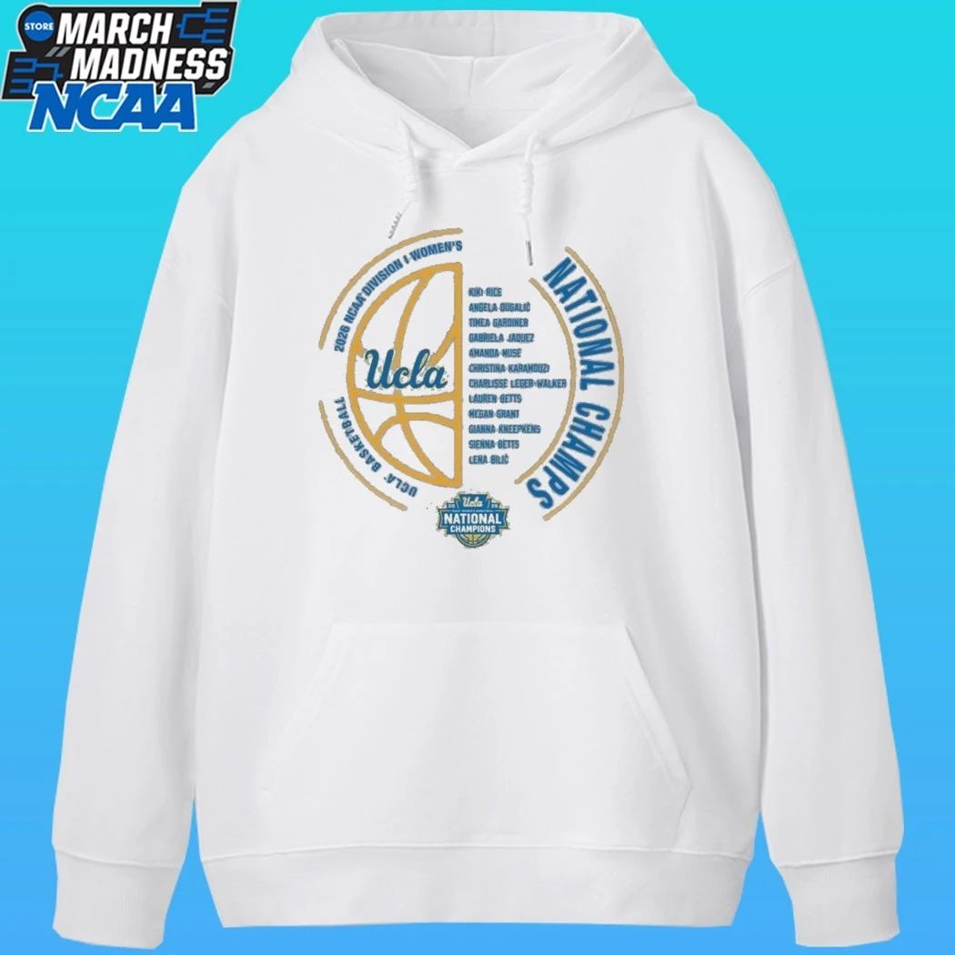 Ucla Bruins Women’s Basketball National Champs NIL Team Shirt