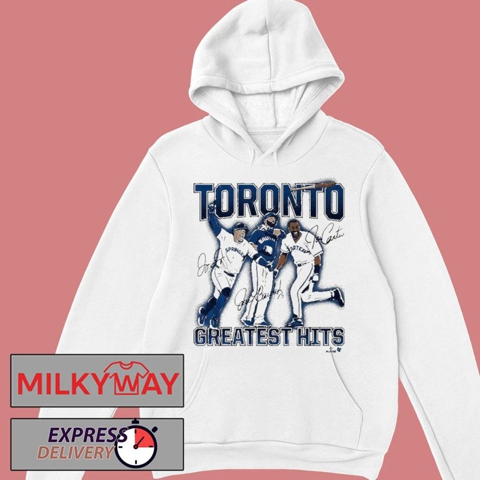 Joe Carter, Jose Bautista, & George Springer Toronto’s Greatest Hits Shirt