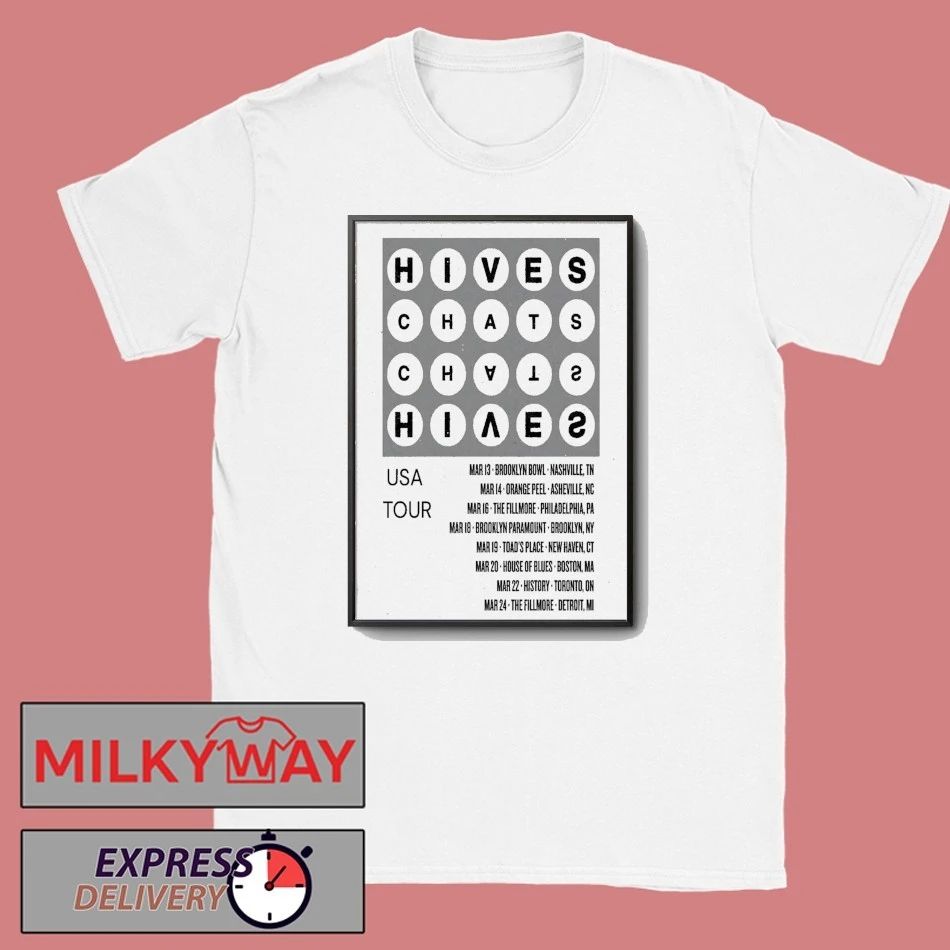 The Hives And The Chats American Tour 2026 Poster shirt