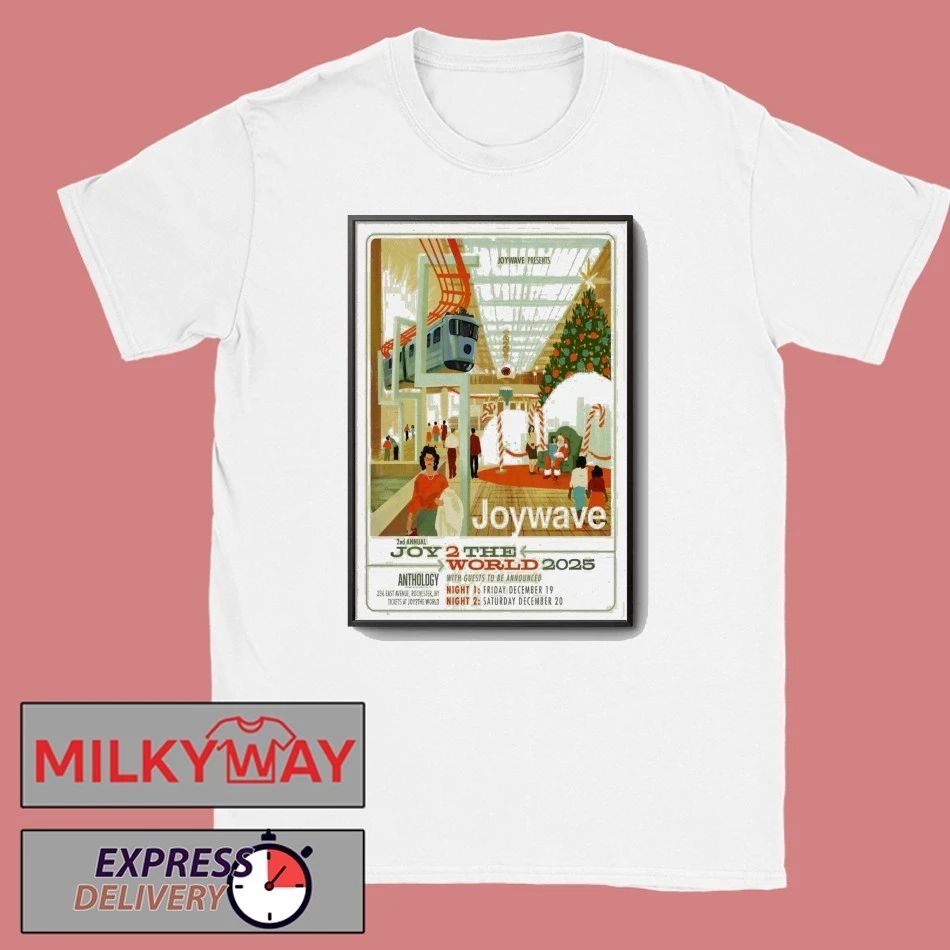 Joywave Anthology Rochester NY 12 19-12 20 2025 Poster shirt