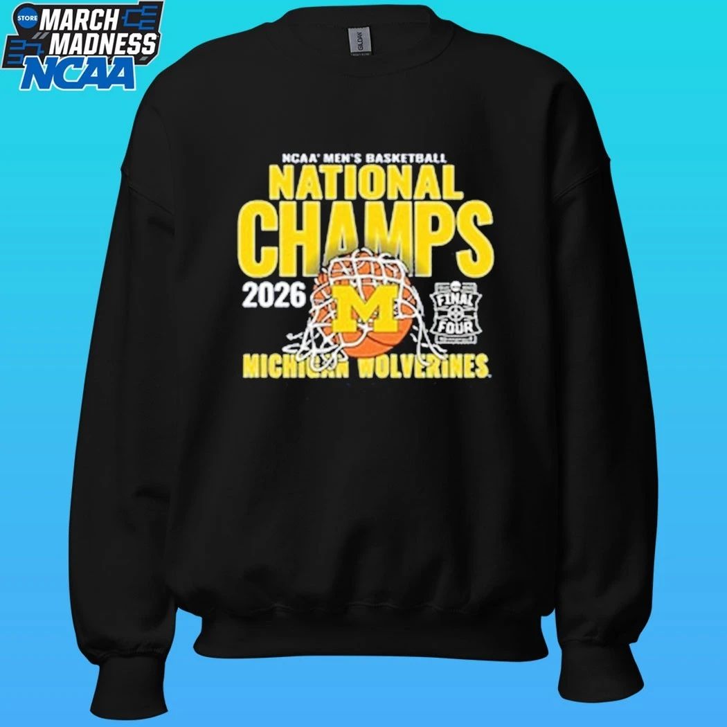 Michigan Wolverines Men’s Basketball National Champions Cut Net Shirt