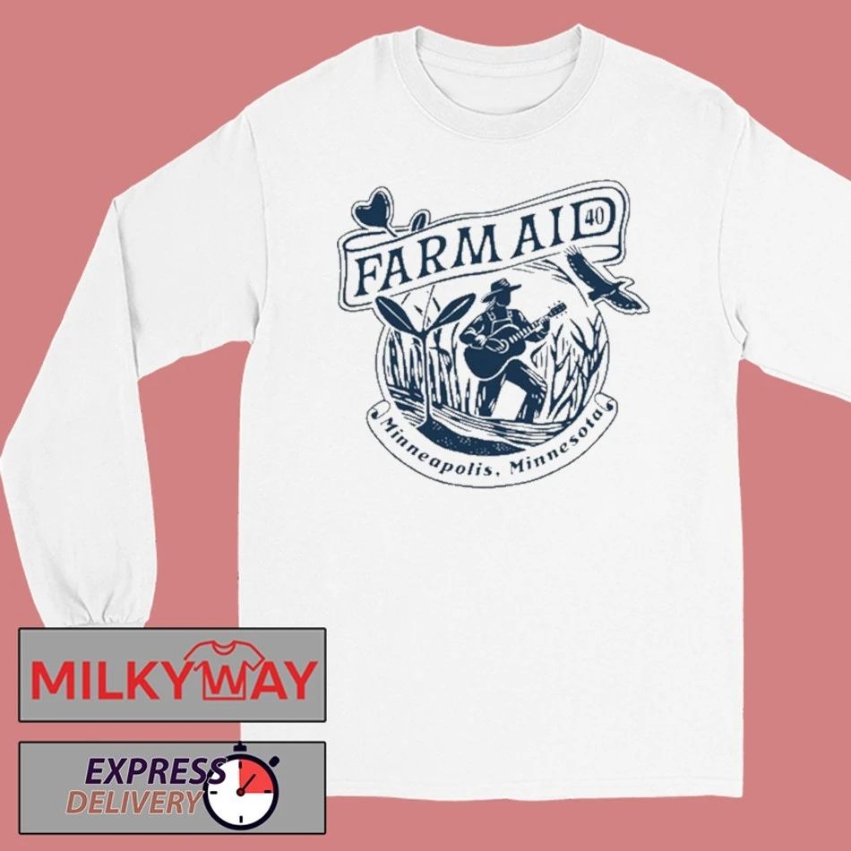 Farm Aid 40 Rice Harvester New Shirt