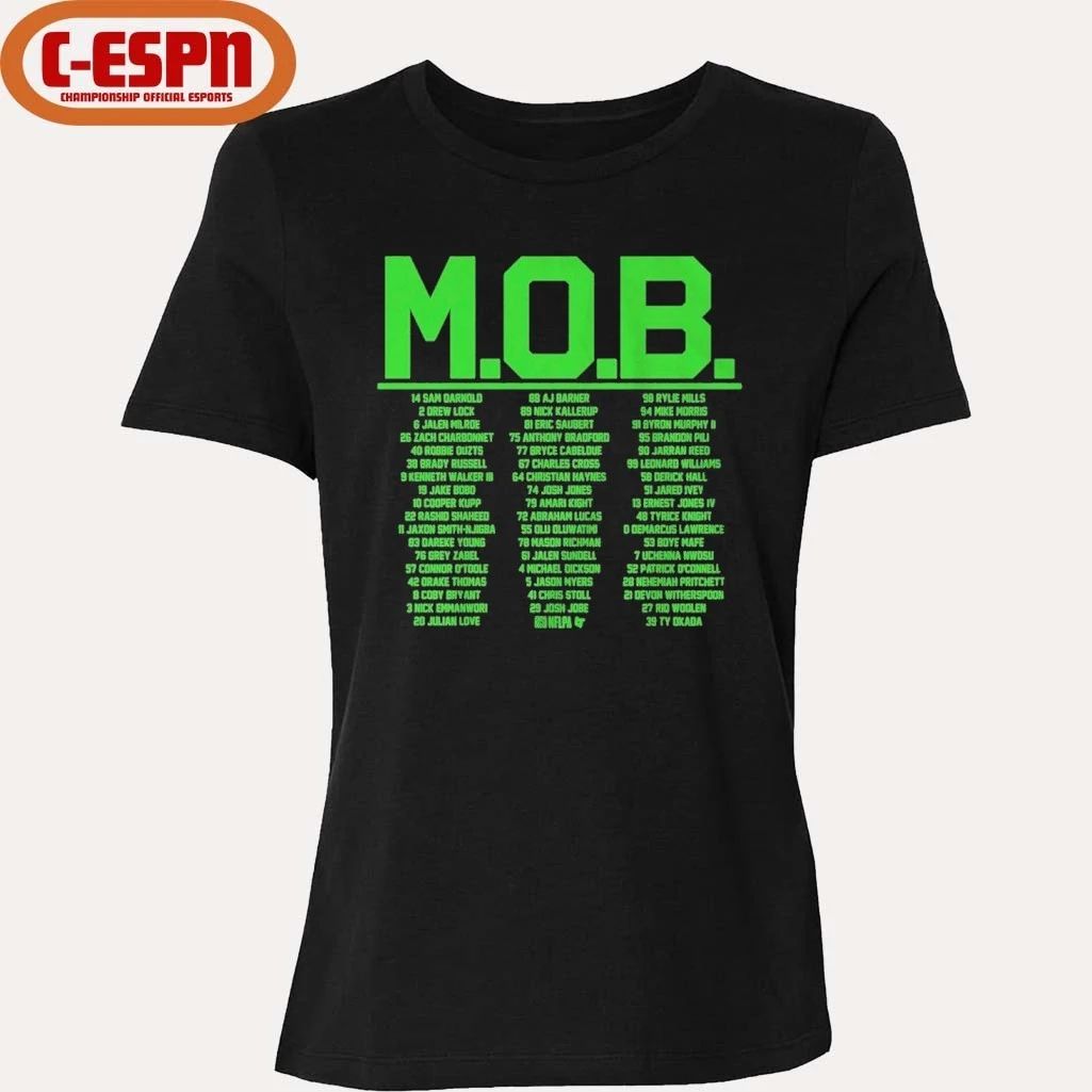 Seattle Football M.O.B World Champions Roster Shirt