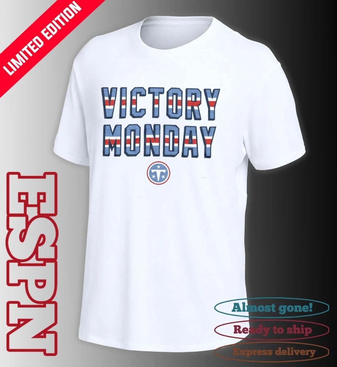 Tennessee Titans New Logo Victory Monday Shirt