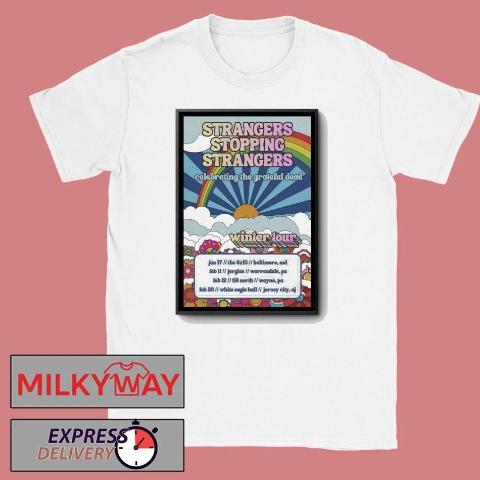 Feb 28 2026 Strangers Stopping Strangers Poster Jersey City, NJ shirt