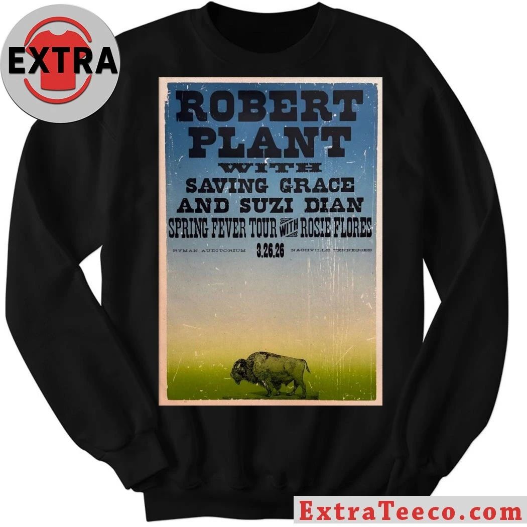 Robert Plant 3 26 2026 Nashville, TN Poster Shirt