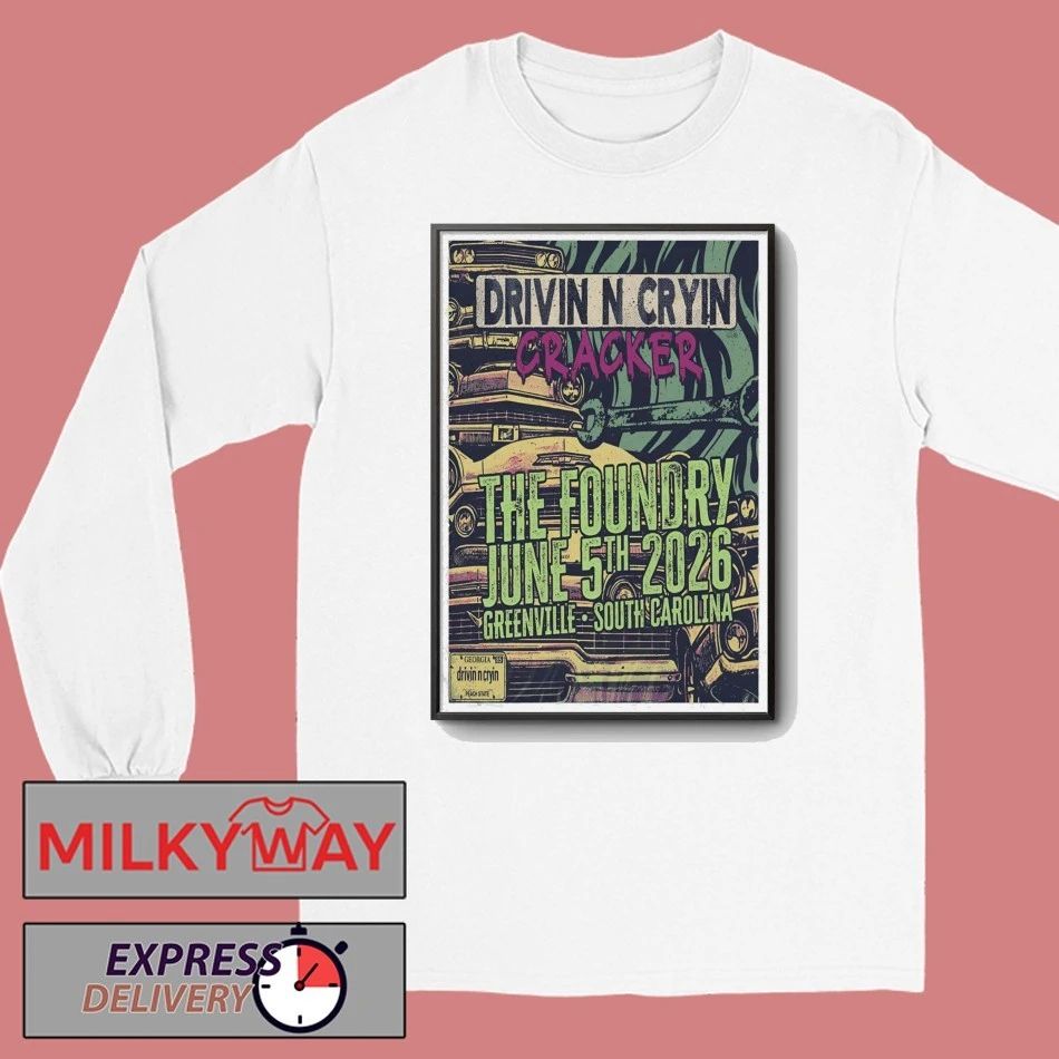 Drivin N Cryin In Greenville SC On Jun 5 2026 Poster shirt