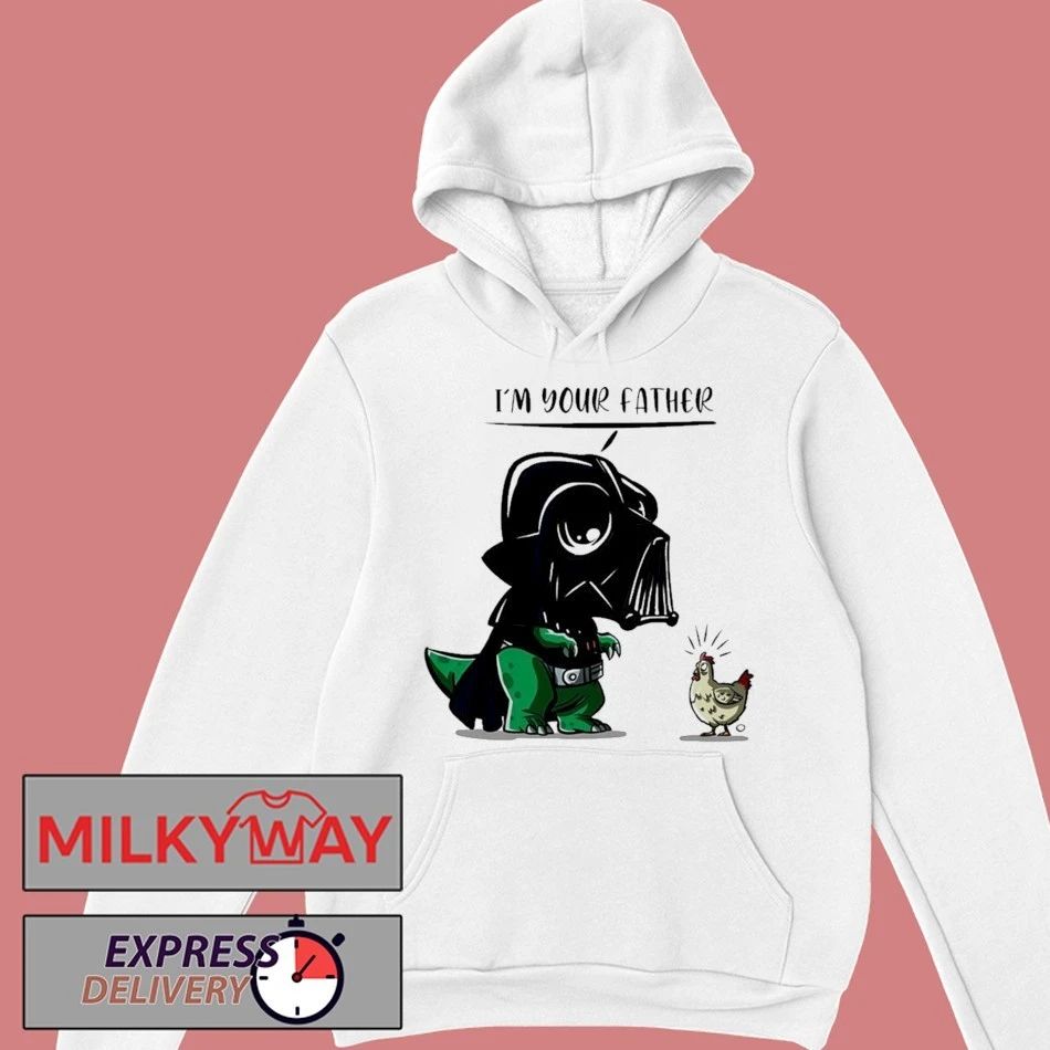 T Rex With A Darth Vader Helmet Im Your Father Shirt