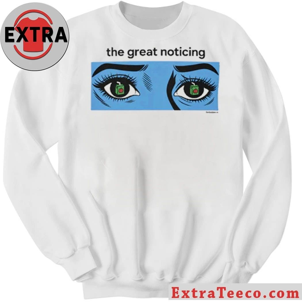The Great Noticing Ice Blue Edition oversized box T-Shirt