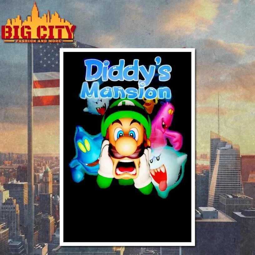 Luigi Diddy’s Mansion Shirt