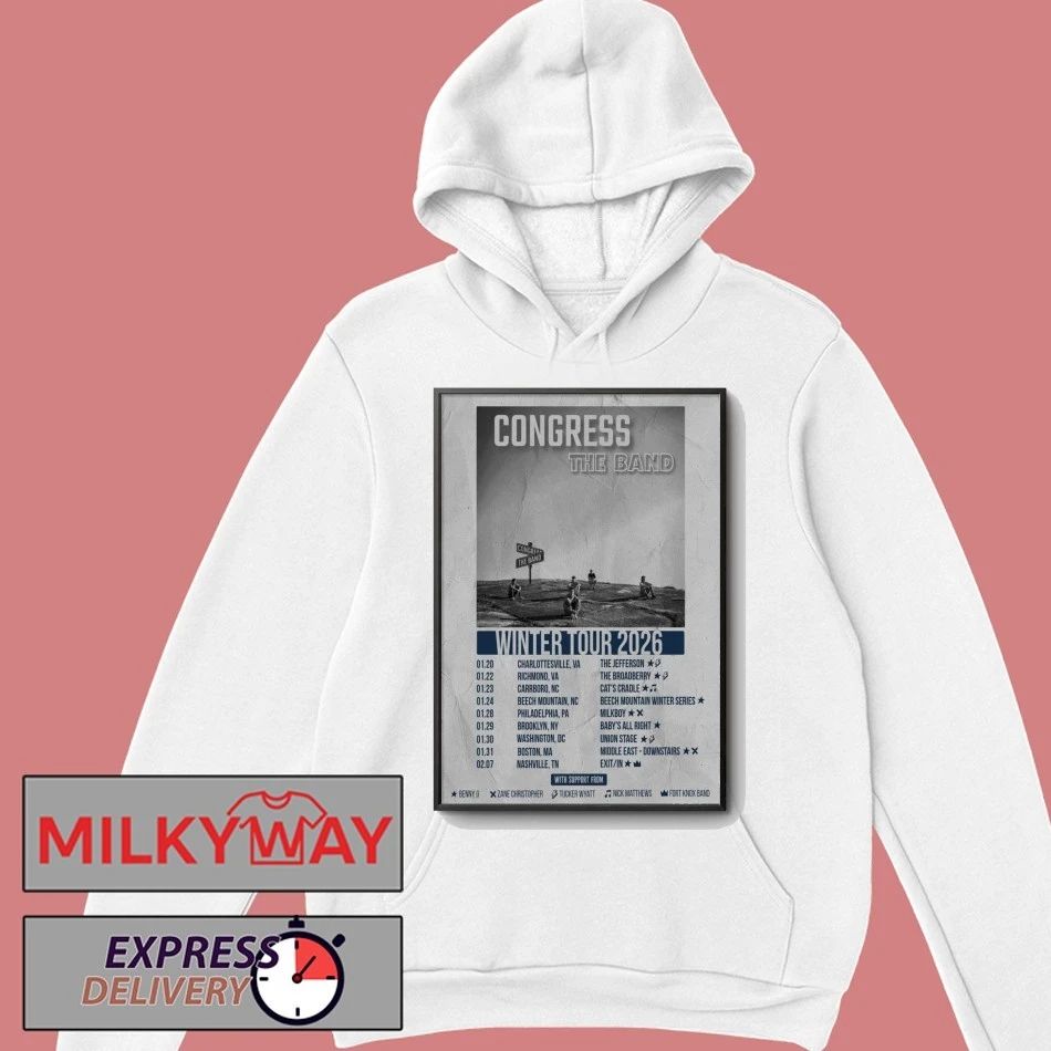 Congress Band Tour 2026 Poster shirt