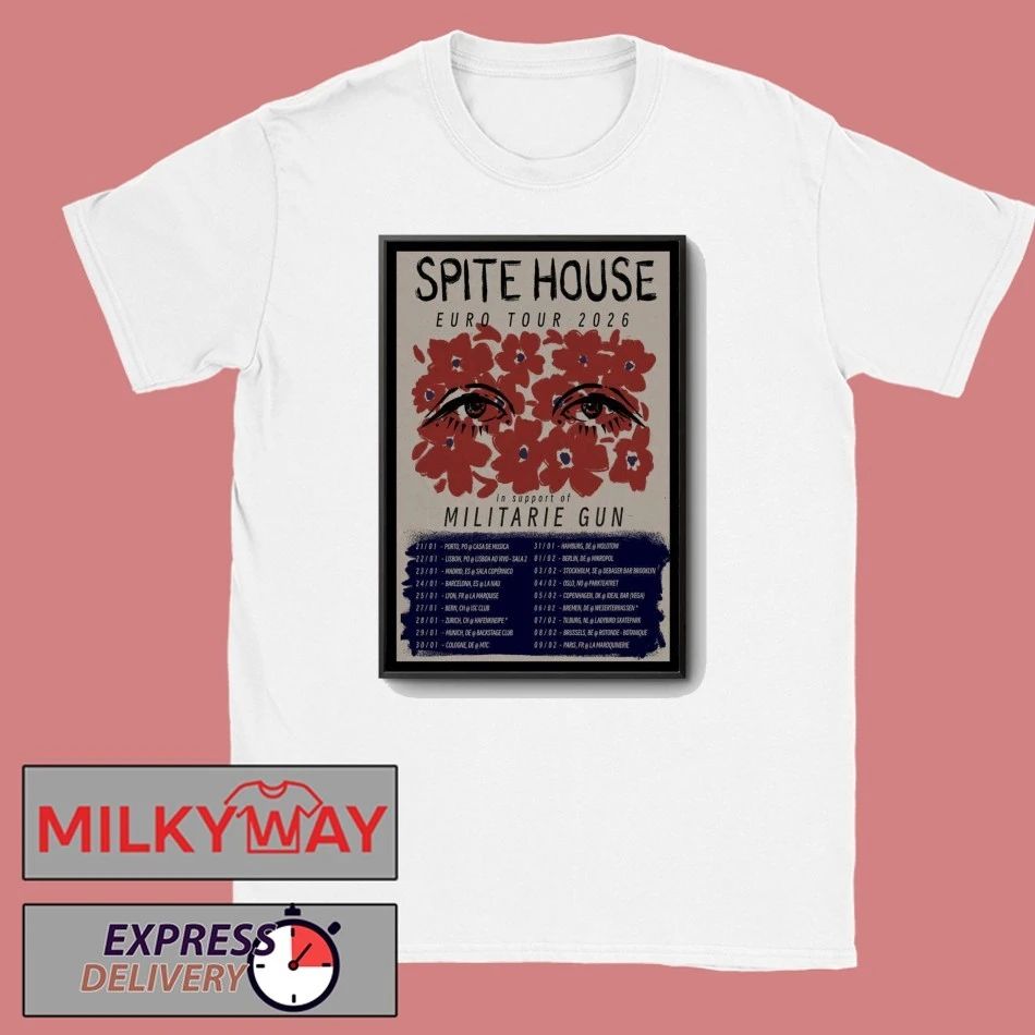 Spite House Euro Tour 2026 Poster shirt