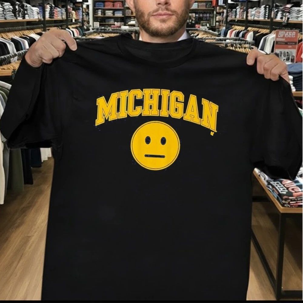 Michigan Basketball Blank Expression Shirt