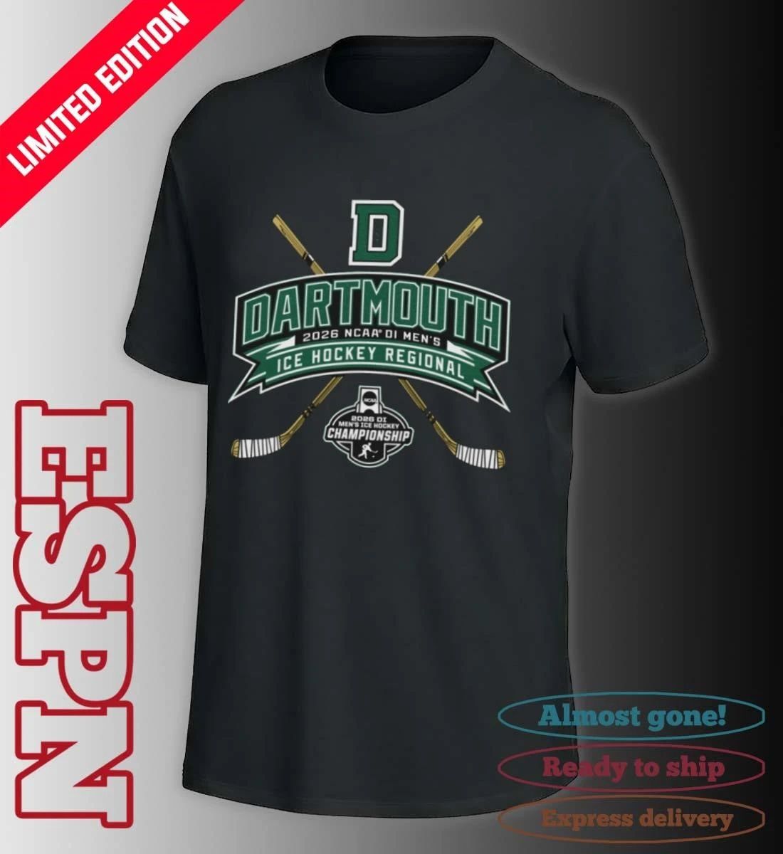 Dartmouth Big Green 2026 NCAA DI Men’s Ice Hockey Regionals T-Shirt