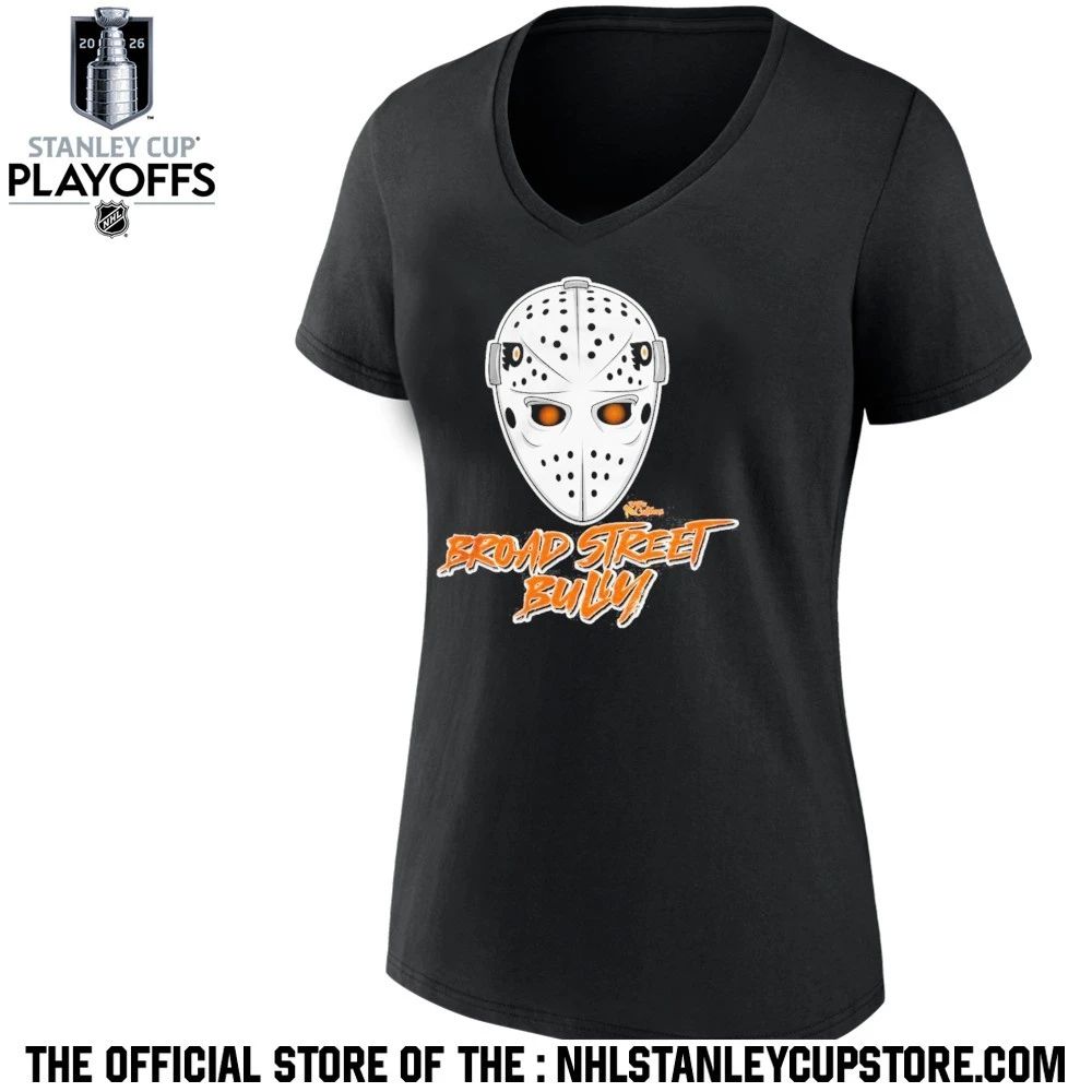 Believe Mask Philadelphia Flyers Broad Street Bully Shirt