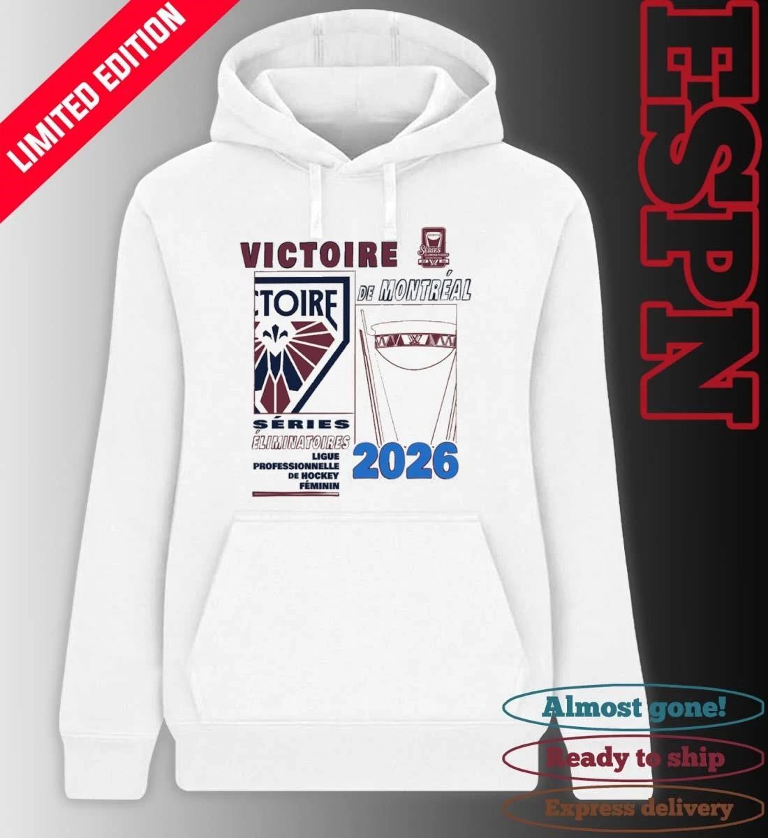 Montreal Victoire 2026 Walter Cup Playoffs Fragments Shirt