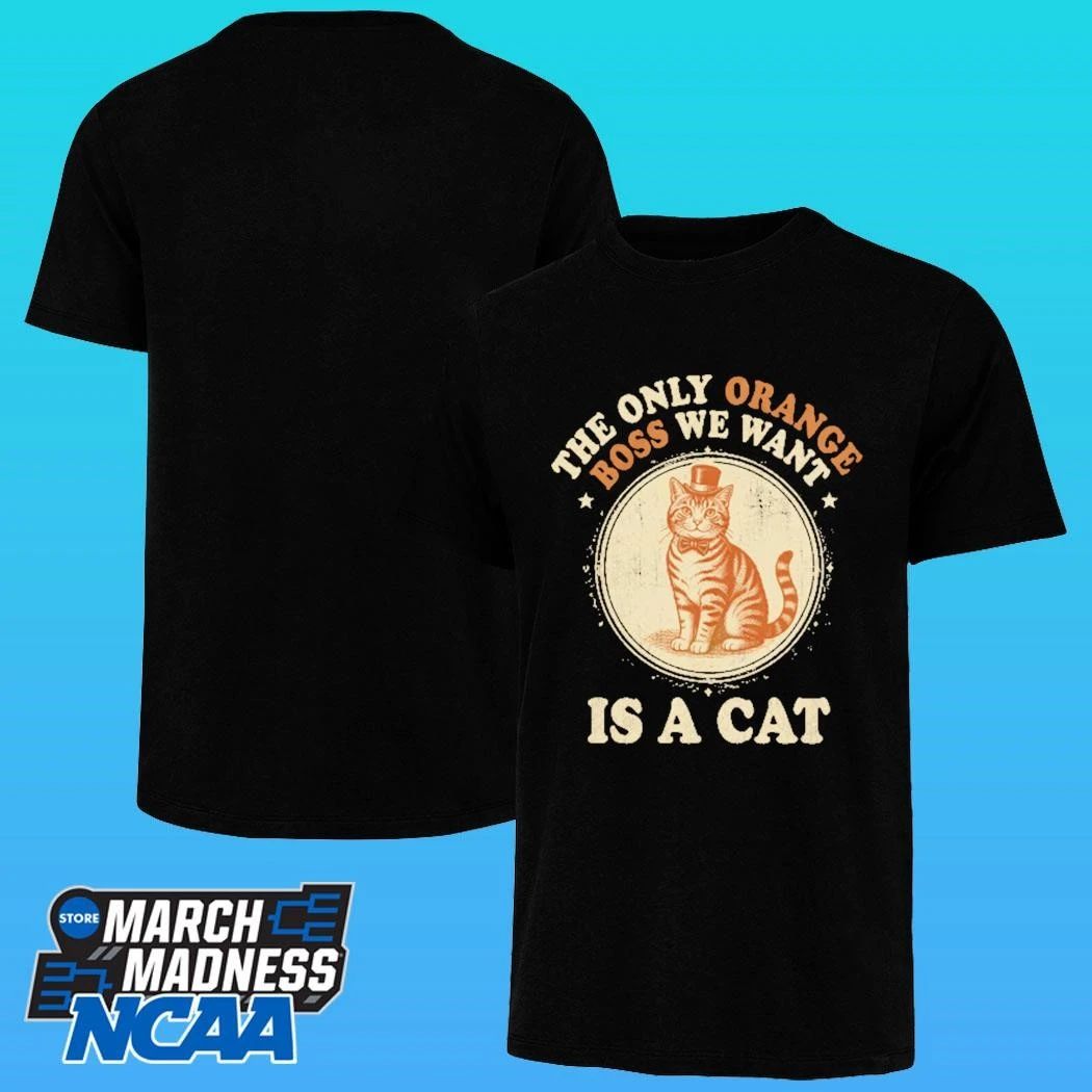 Jimmy Kimmel The Only Orange Boss We Want Is A Cat Shirt