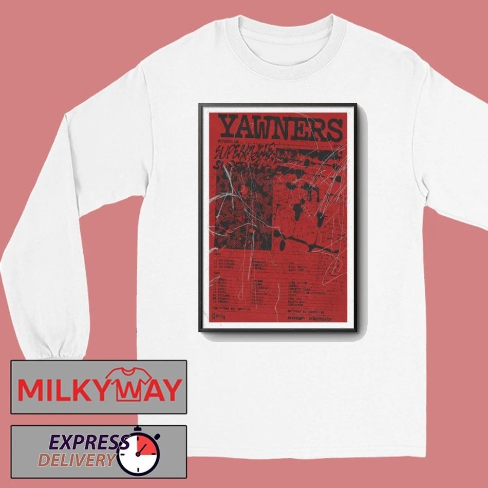 Yawners Tour Superbucle 2025-2026 Poster shirt